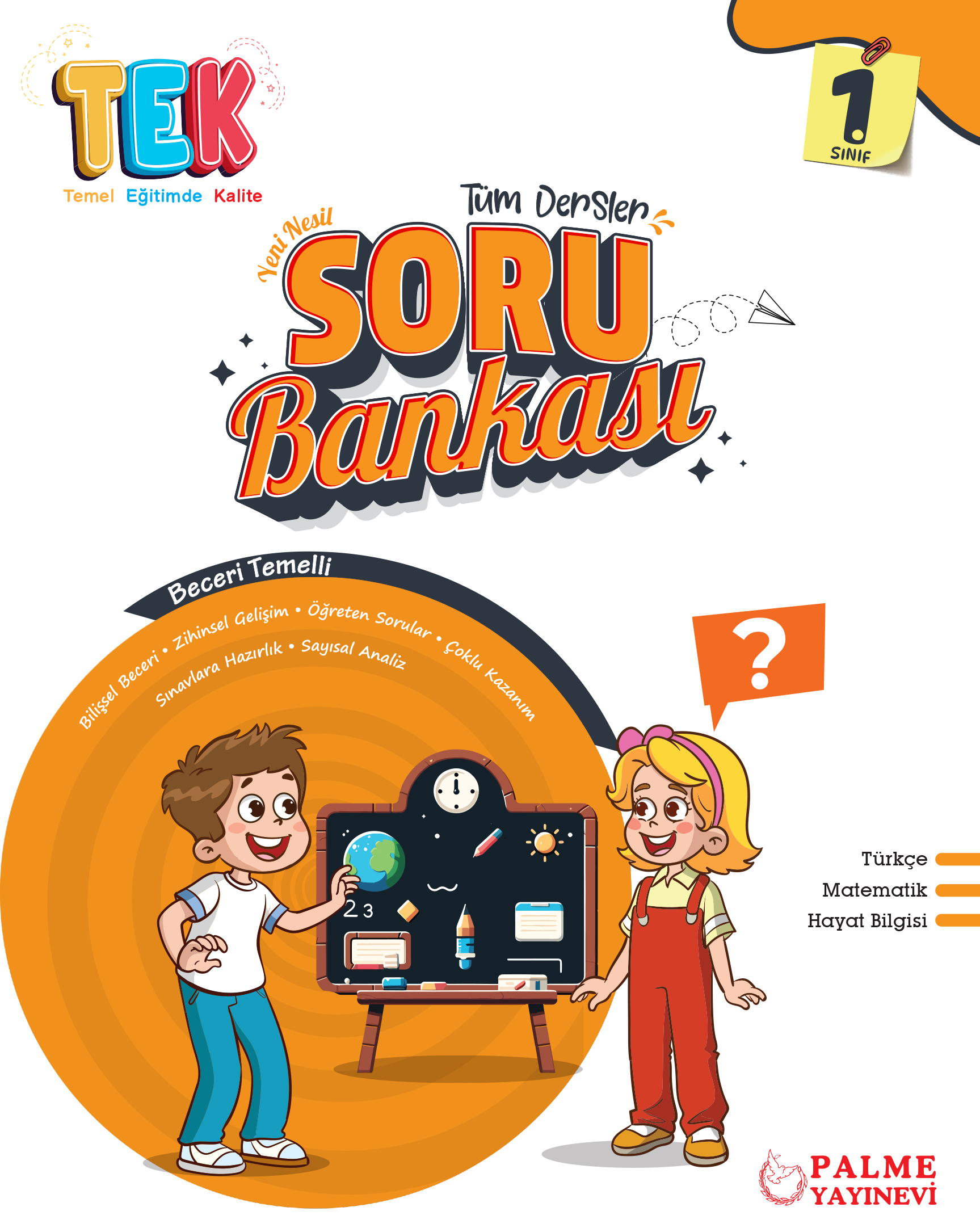 Tek 1. Sınıf TüM Dersler Soru Bankası kapak görseli